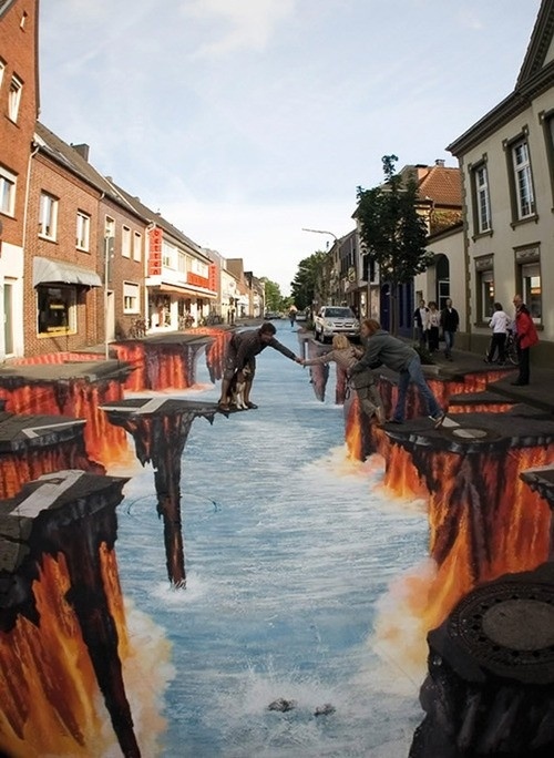 Photo:  3D Chalk Art, Germany 